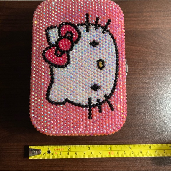 Hello Kitty Jewelry Box Organizer Y2K Pink Crystal Special Edition Sanrio Cat - Picture 13 of 17